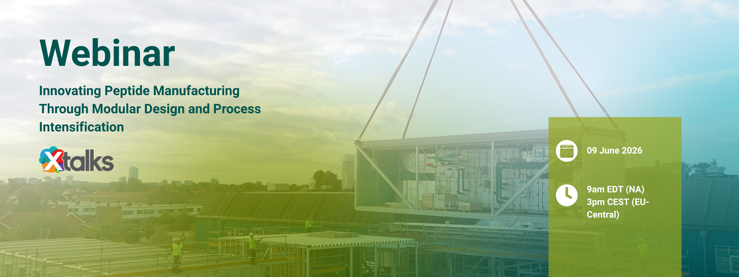Webinar PolyPeptide Group Innovating Peptide Manufacturing Through Modular Design and Process Intensification
